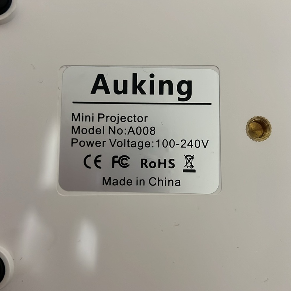 White Mini Projector - Picture 3 of 3